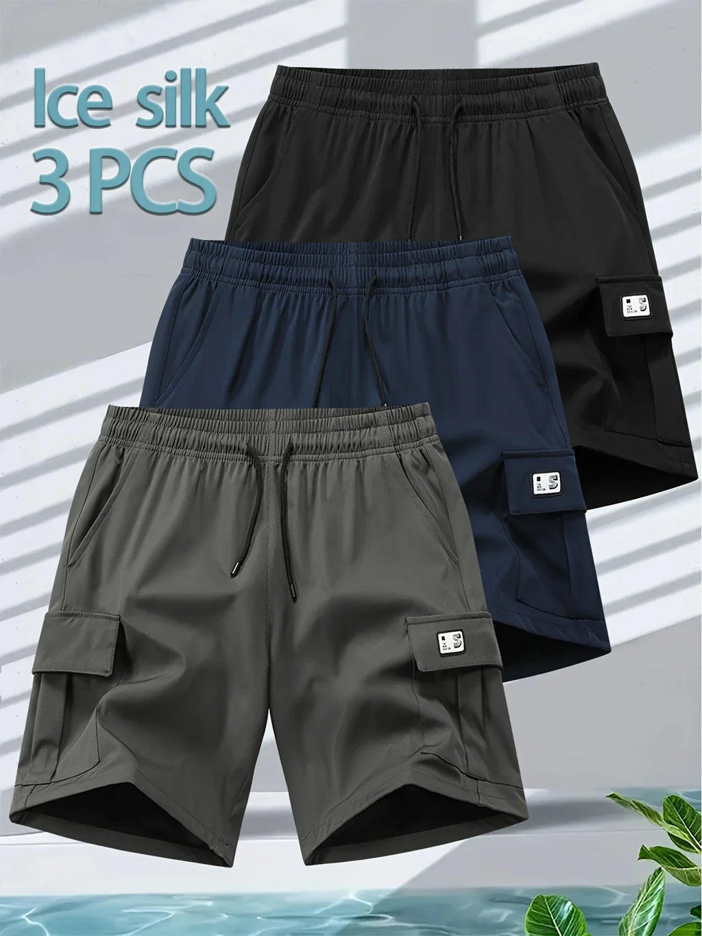 Baggy Cargo Shorts (Pack of 3)