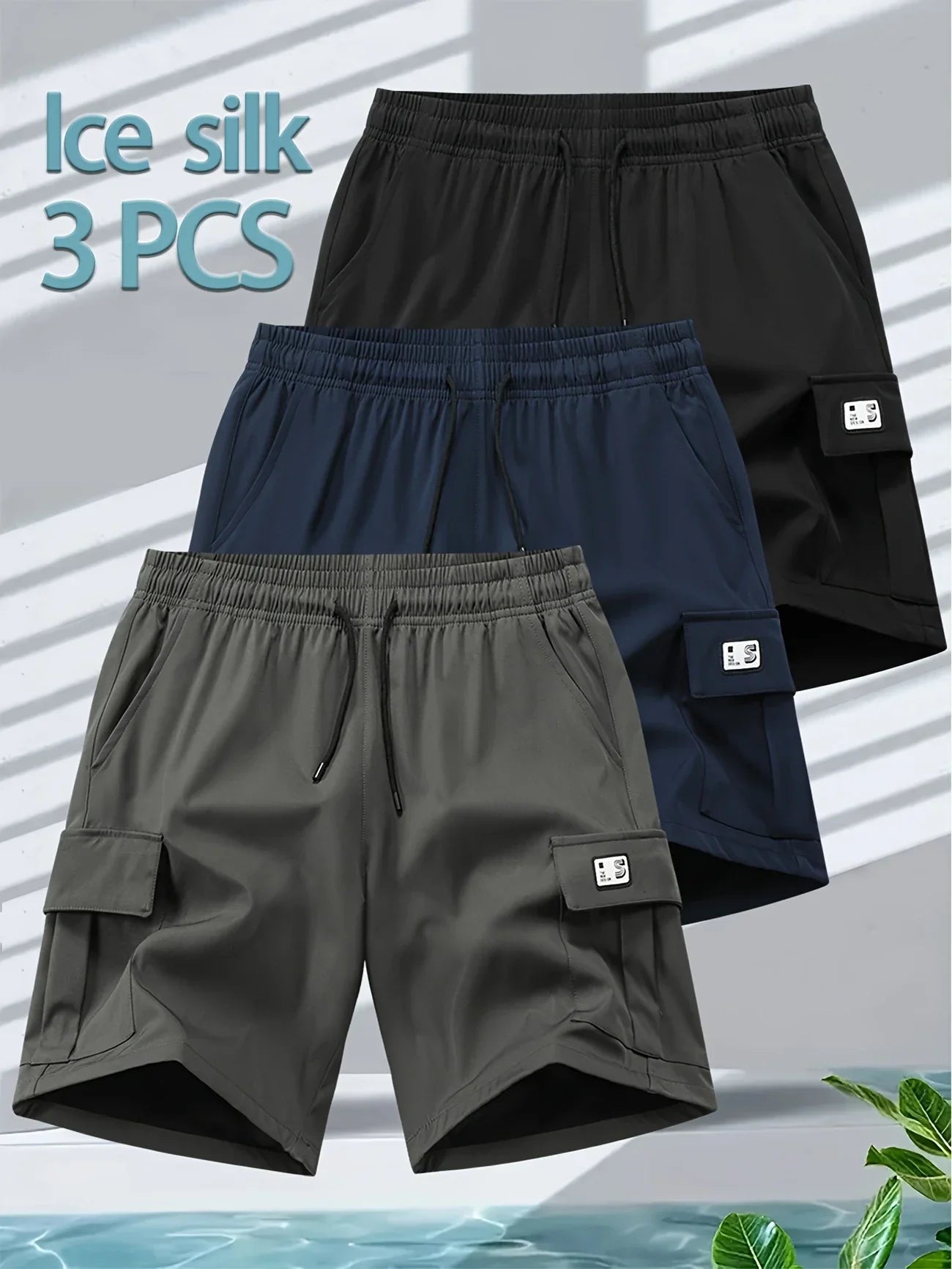 Baggy Cargo Shorts (Pack of 3)