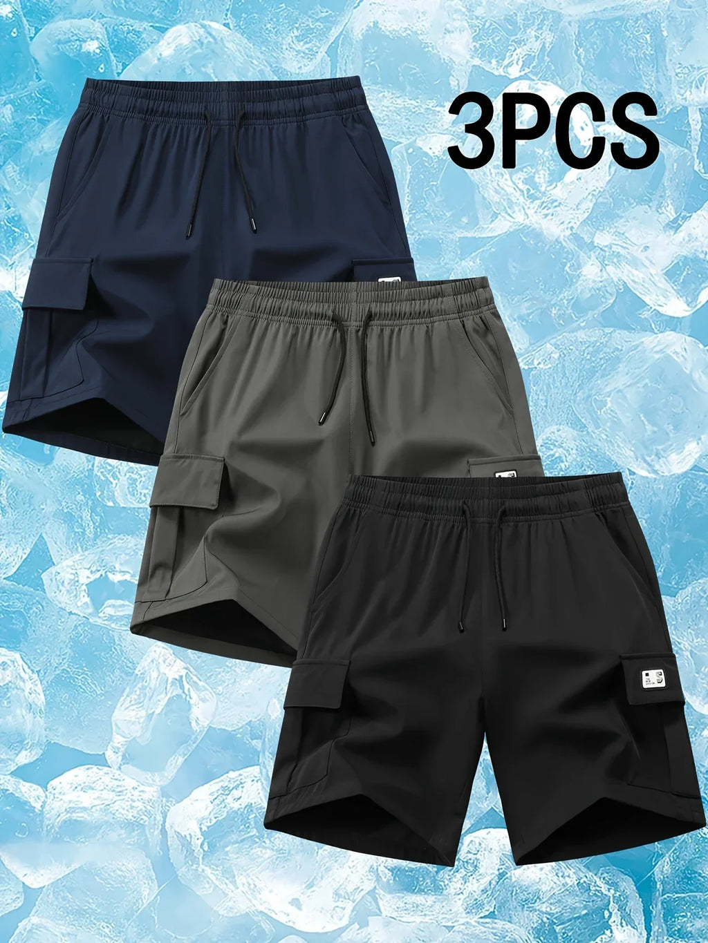 Baggy Cargo Shorts (Pack of 3)