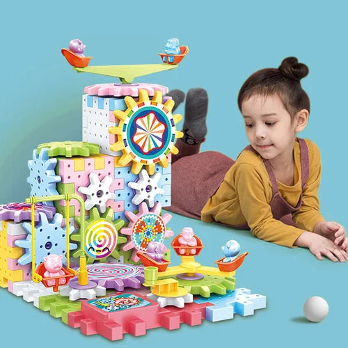Electric Building Block Toy