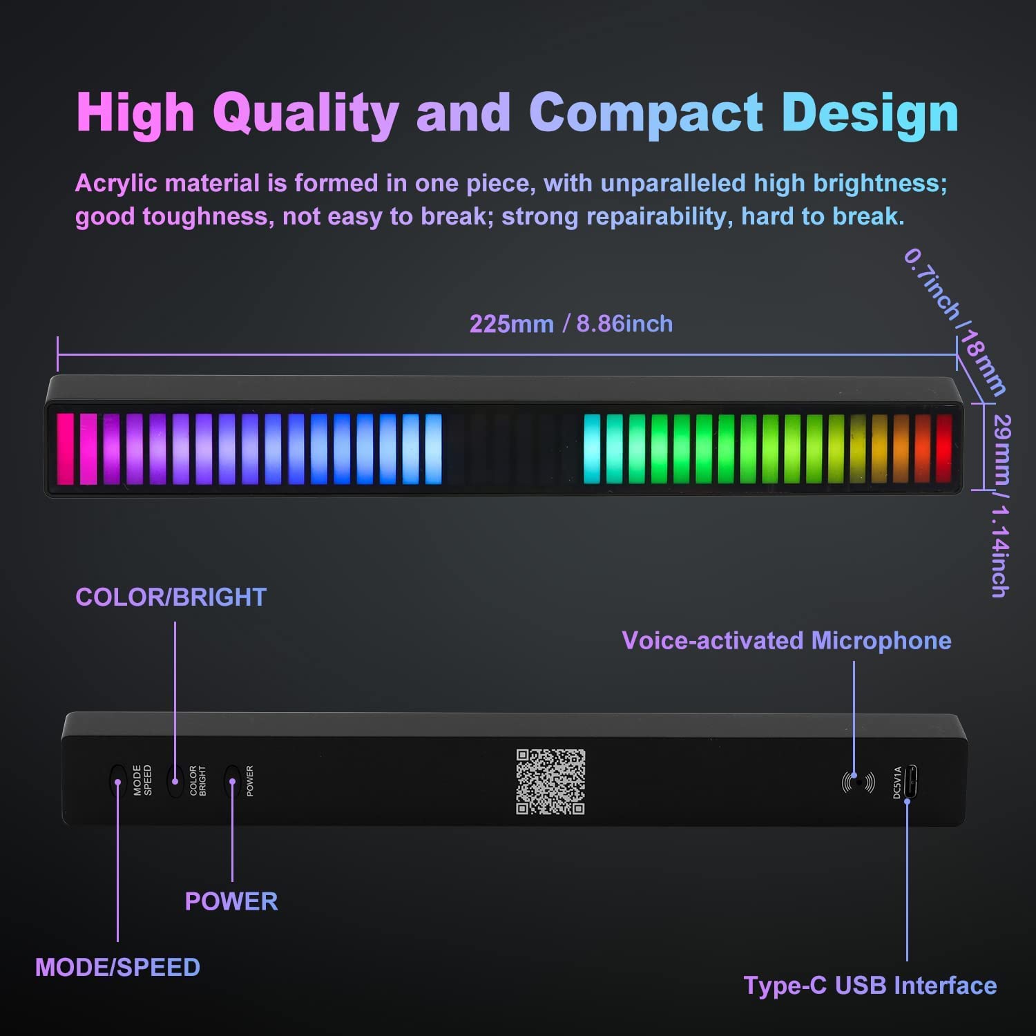 AuraPulse™ - Wireless RGB Light Bar