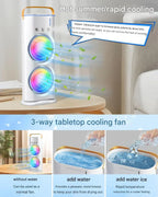 ChillFan™ Pro - Portable Double Fan Air Cooler