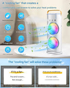 ChillFan™ Pro - Portable Double Fan Air Cooler