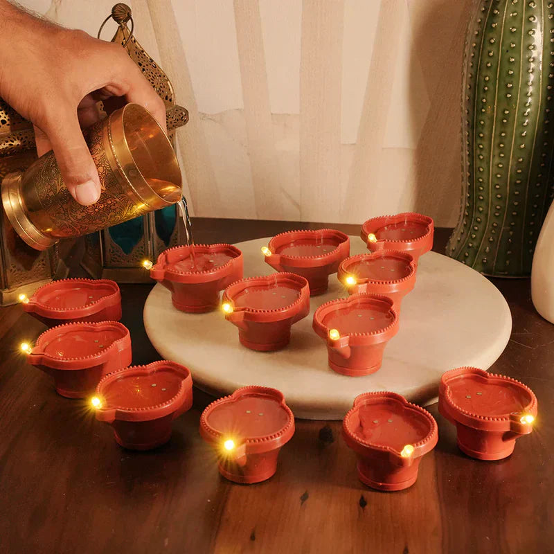 Eco-Friendly Water Sensor LED Diya