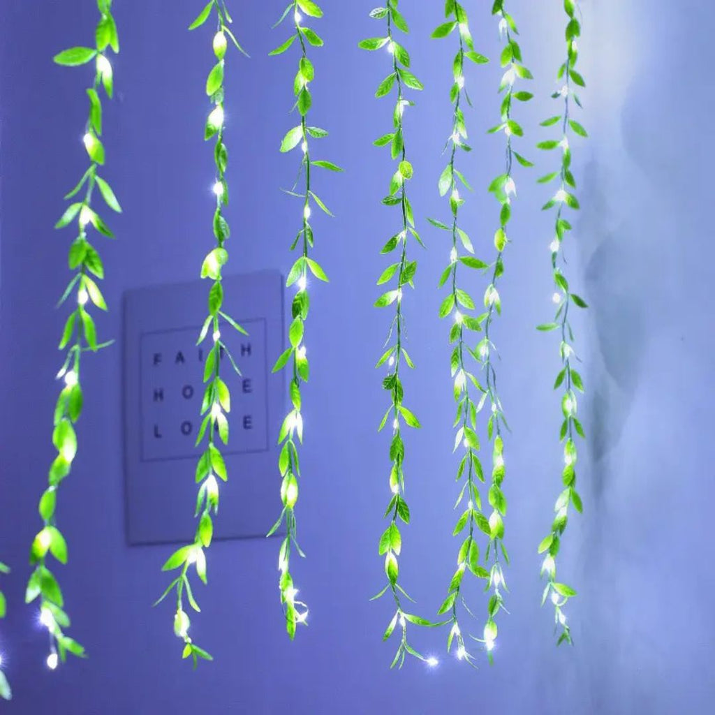 Green Leaf LED String Light