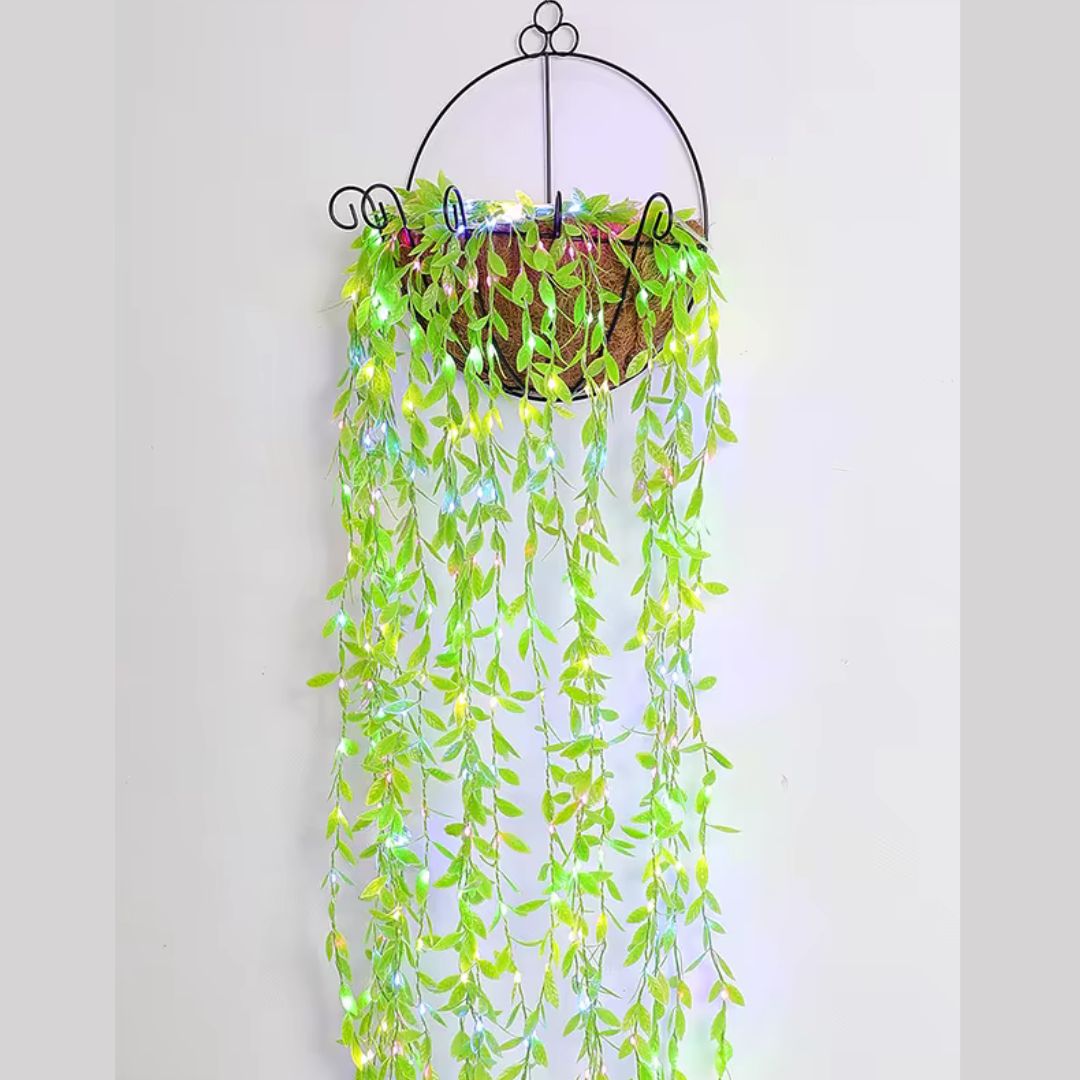 Green Leaf LED String Light