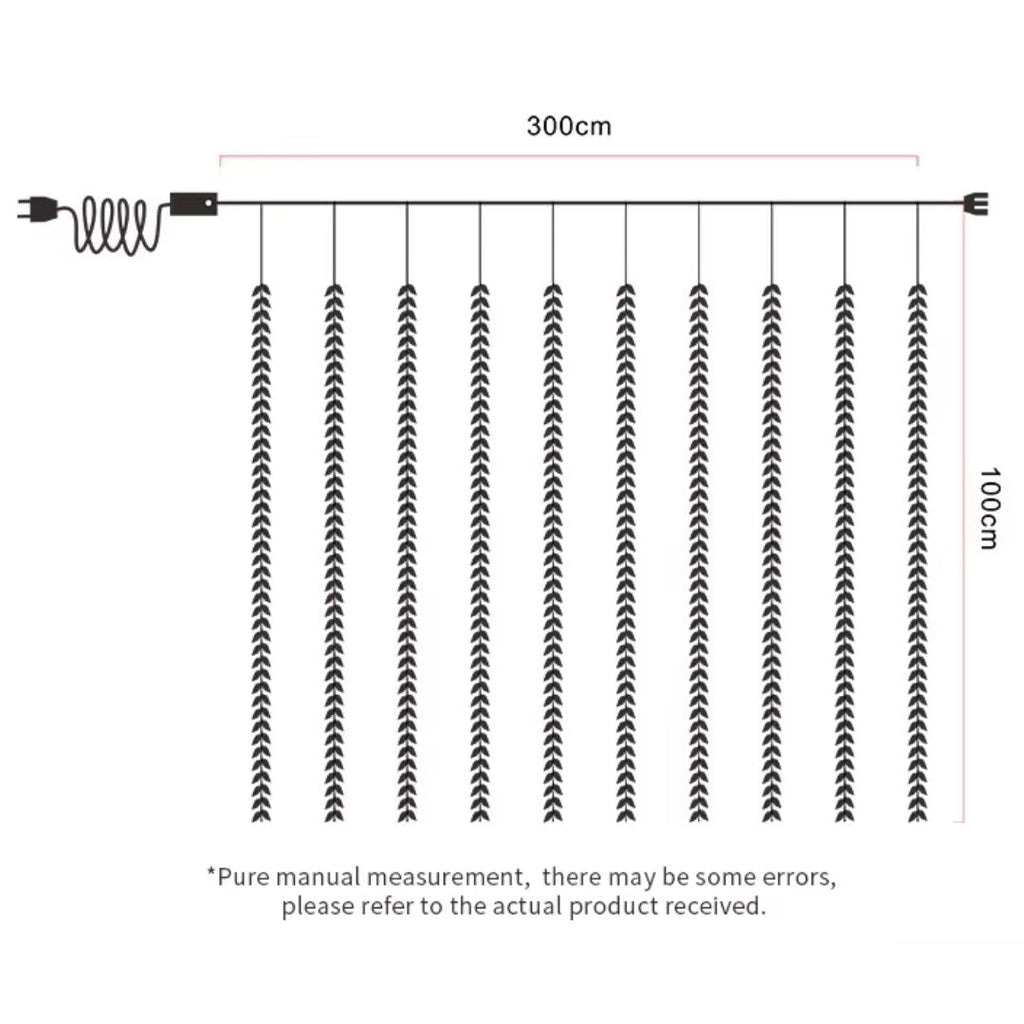 Green Leaf LED String Light