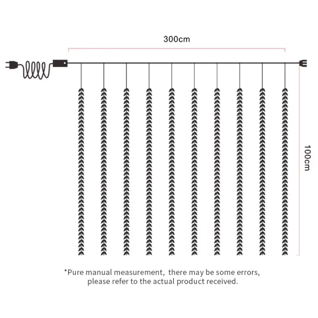 Green Leaf LED String Light