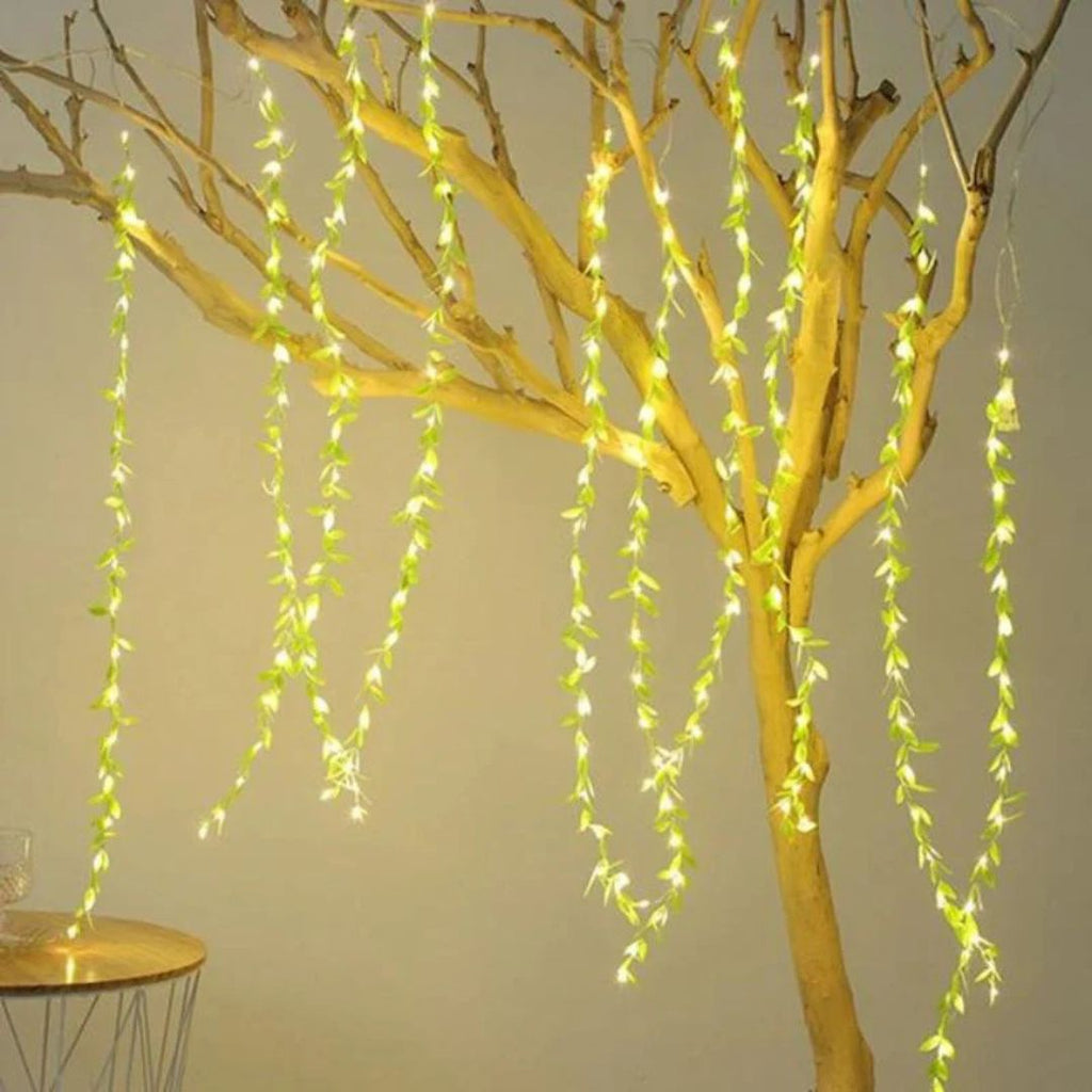 Green Leaf LED String Light