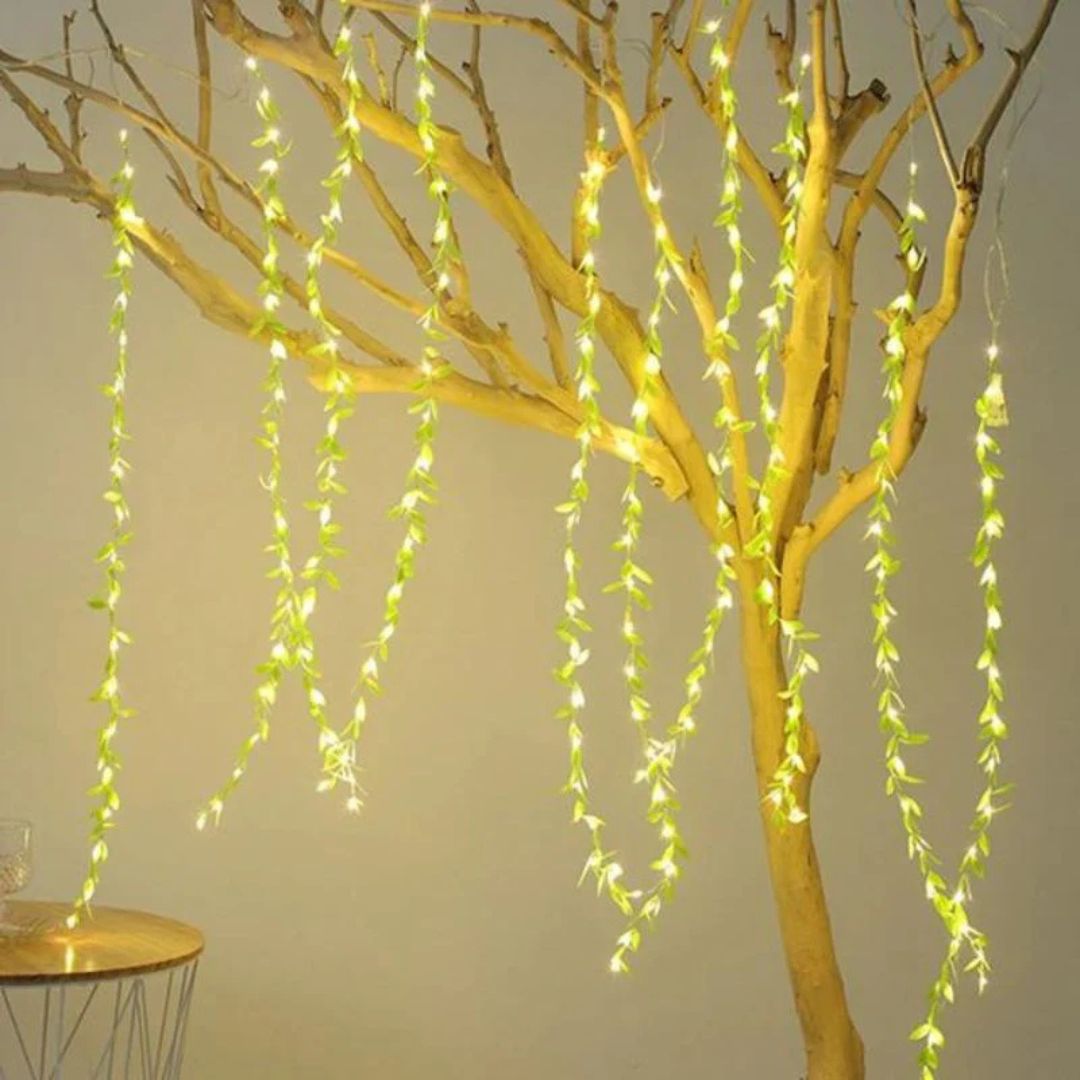 Green Leaf LED String Light