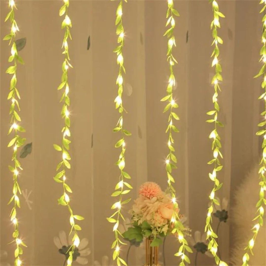 Green Leaf LED String Light