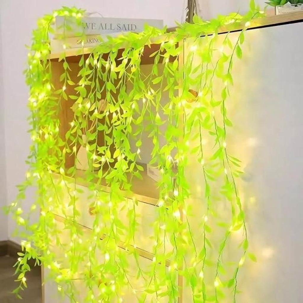 Green Leaf LED String Light