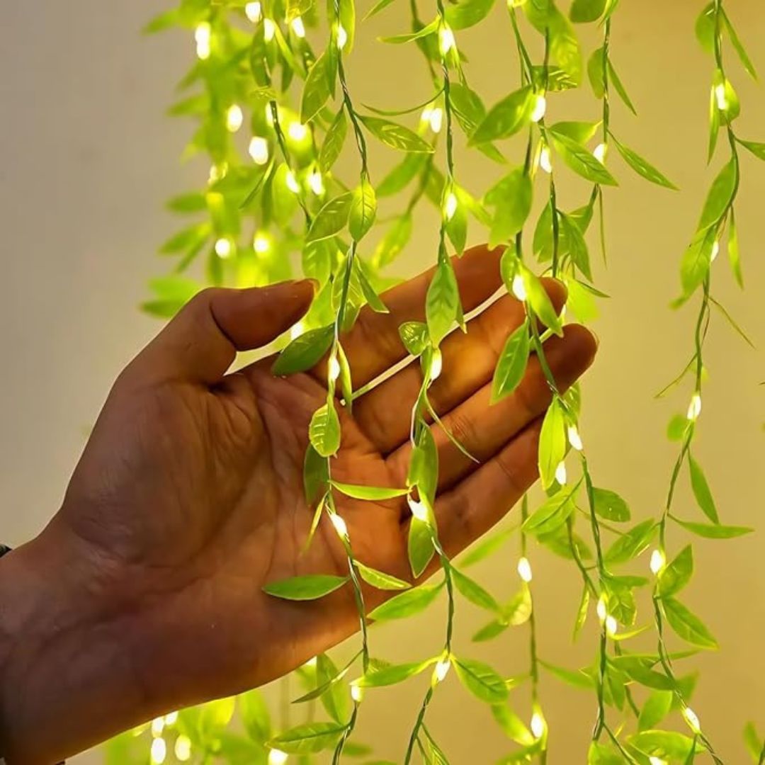 Green Leaf LED String Light