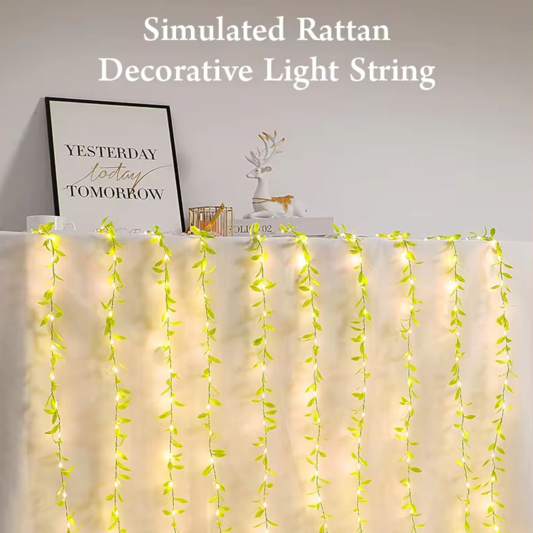 Green Leaf LED String Light