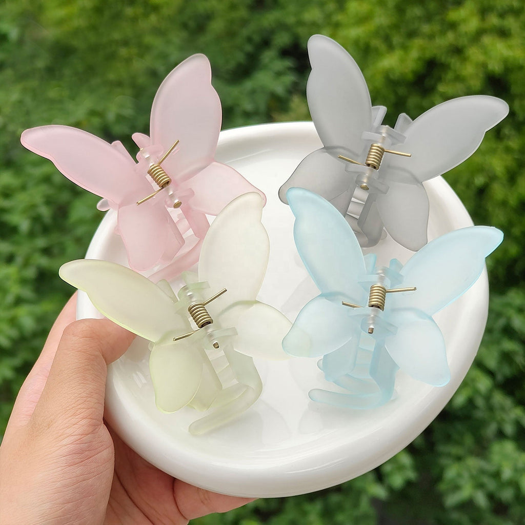 Korean Trendy Butterfly Clutcher (Pack of 4)