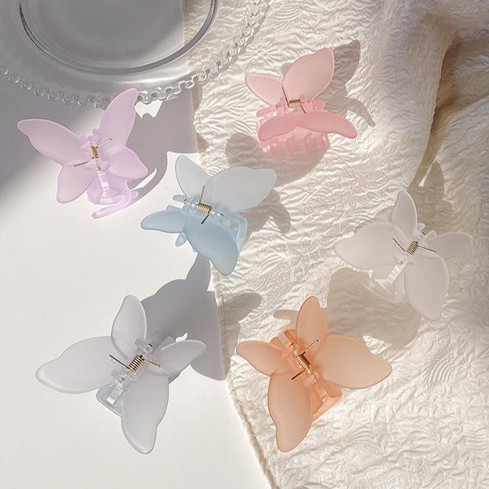Korean Trendy Butterfly Clutcher (Pack of 4)