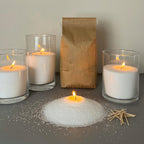 Luxury Powder Candles - Pearl Soy Wax (200g + 50 Wicks)