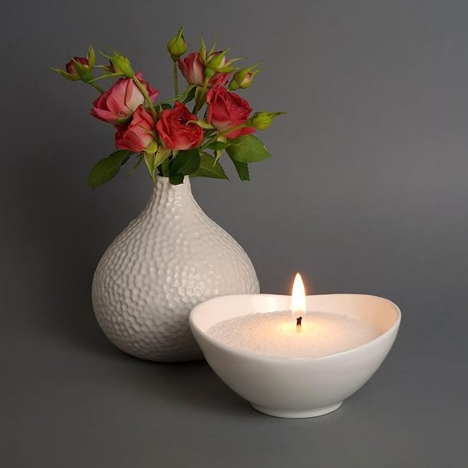 Luxury Powder Candles - Pearl Soy Wax (200g + 50 Wicks)