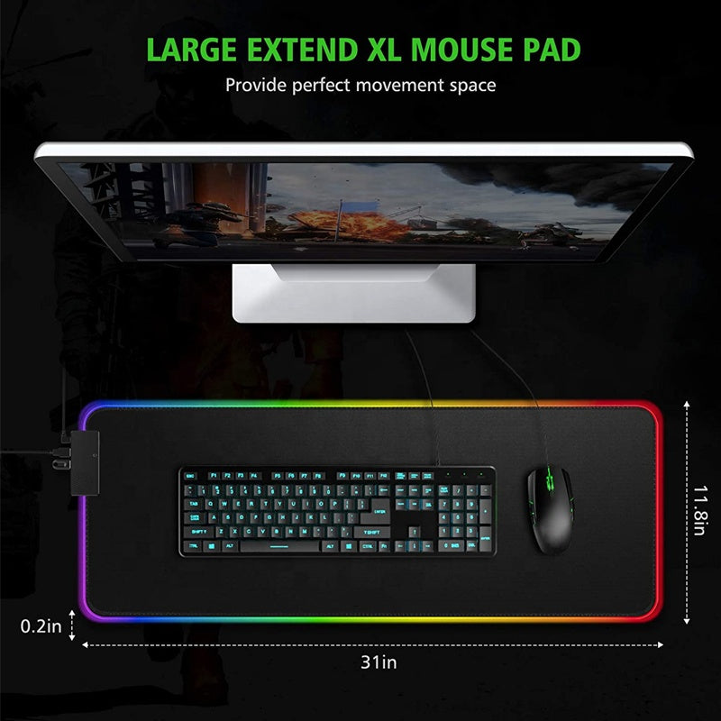 ChromaMat™ RGB Mouse Pad | Ambient Lighting