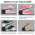 NutRack™ Shoe Organizer (Pack of 4)