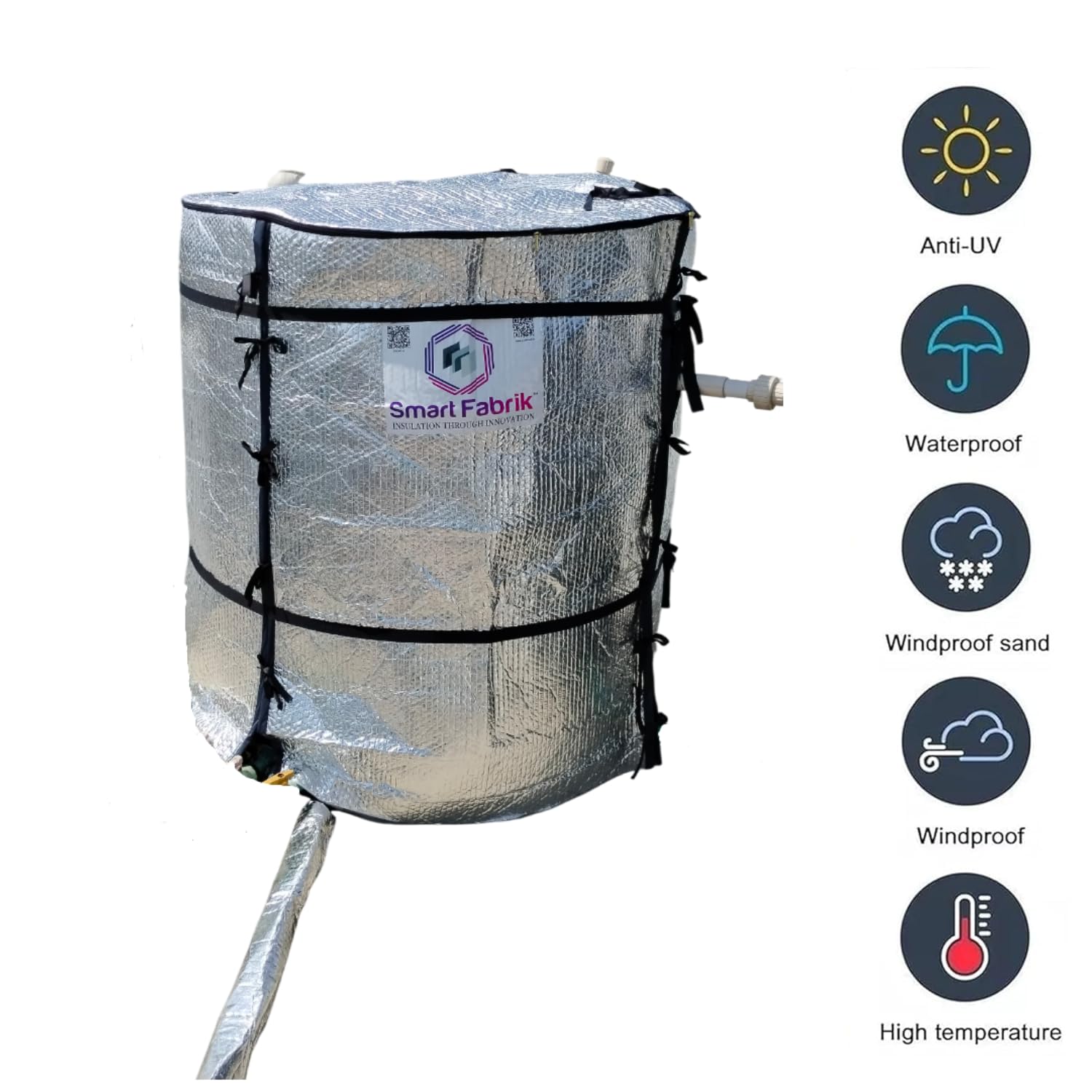 Reverse-Temp™ - Water Tank Insulation Cover