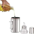 SteelPour™ - Oil Dispenser Bottle 1L (Pack of 2)