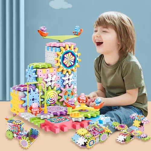 Electric Building Block Toy