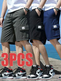 Baggy Cargo Shorts (Pack of 3)